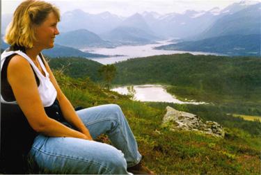 Diana in the high hills above Emblem, Norway